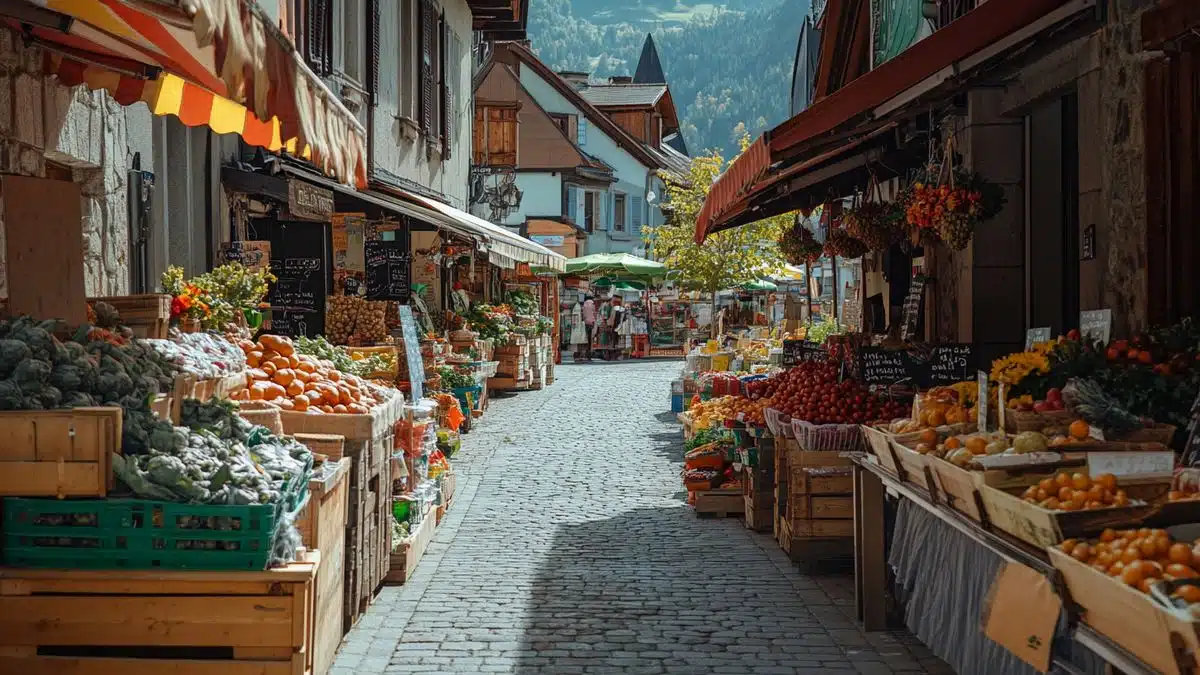 Le Grand-Bornand : un village fleuri