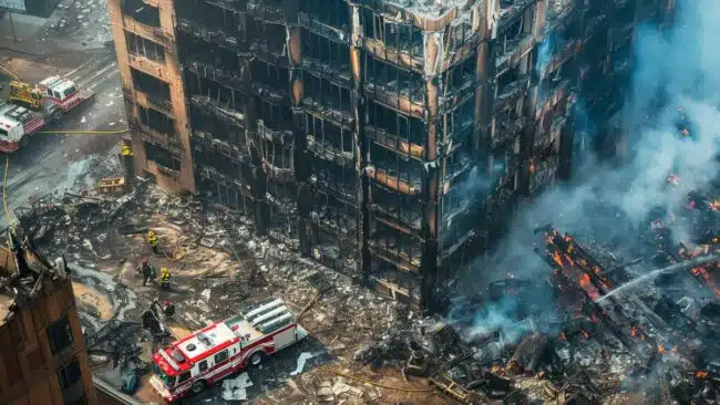 Que s'est-il vraiment passé près de Lyon lorsque les flammes ont ravagé un immeuble et blessé des habitants ?