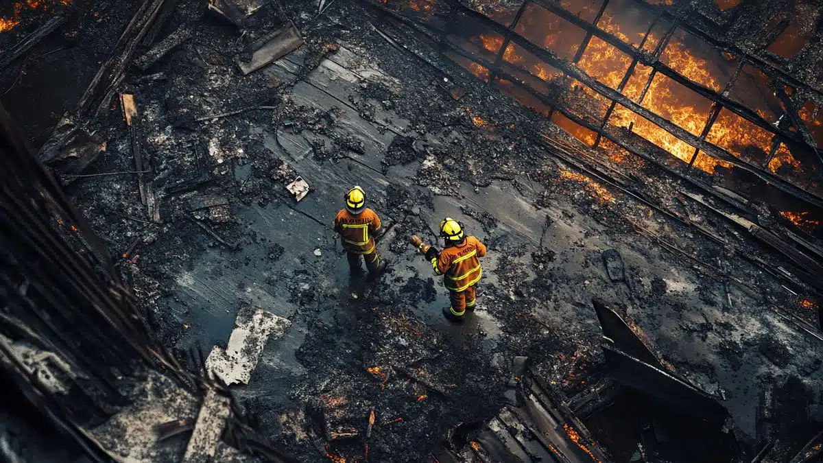 Intervention des pompiers